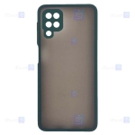 قاب محافظ مات با محافظ لنز سامسونگ Transparent Hybrid Case With Lens Protector Samsung Galaxy A42 5G