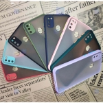 قاب محافظ مات با محافظ لنز سامسونگ Transparent Hybrid Case With Lens Protector Samsung Galaxy M30s