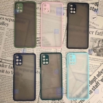 قاب محافظ مات با محافظ لنز سامسونگ Transparent Hybrid Case With Lens Protector Samsung Galaxy M31s