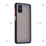 قاب محافظ پشت مات سامسونگ Transparent Hybrid Case Samsung Galaxy M51