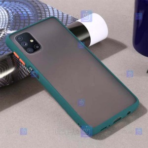 قاب محافظ پشت مات سامسونگ Transparent Hybrid Case Samsung Galaxy M51