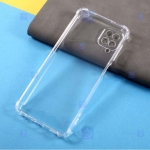 قاب محافظ ژله ای کپسول دار با محافظ لنز سامسونگ Clear Jelly Air Rubber Case With lens Protector For Samsung Galaxy A12