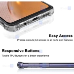 قاب محافظ ژله ای کپسول دار 5 گرمی سامسونگ Clear Tpu Air Rubber Jelly Case For Samsung Galaxy A72