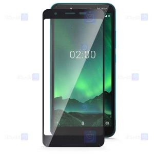 محافظ صفحه نمایش تمام چسب با پوشش کامل نوکیا Full Glass Screen Protector For Nokia C2