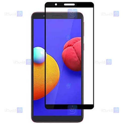محافظ صفحه نمایش شیشه ای تمام چسب با پوشش کامل سامسونگ Full Glass Screen Protector For Samsung Galaxy M01 Core