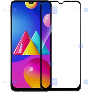 محافظ صفحه نمایش شیشه ای تمام چسب با پوشش کامل سامسونگ Full Glass Screen Protector For Samsung Galaxy M02s