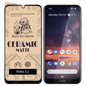 محافظ صفحه نمایش مات سرامیکی تمام صفحه نوکیا Full Matte Ceramics Screen Protector Nokia 3.2