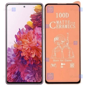 محافظ صفحه نمایش مات سرامیکی تمام صفحه سامسونگ Full Matte Ceramics Screen Protector Samsung Galaxy S20 FE 5G