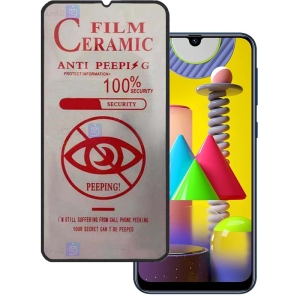 محافظ صفحه نمایش سرامیکی حریم شخصی تمام صفحه سامسونگ Full Privacy Ceramics Screen Protector Samsung Galaxy M31