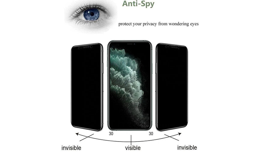 محافظ صفحه نمایش سرامیکی حریم شخصی تمام صفحه شیائومی Full Privacy Ceramics Screen Protector Xiaomi Redmi Note 8 Pro