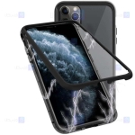 قاب محافظ مگنتی اپل Glass Magnetic 360 Case Apple iPhone 12 Pro Max