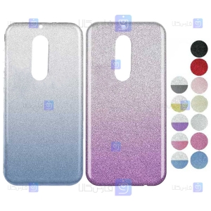 قاب ژله ای اکلیلی نوکیا Glitter Gradient Color Alkyd Jelly Case Nokia 5
