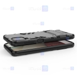 قاب محافظ استند دار سامسونگ Kick Stand Iron Man Armor Case Samsung Galaxy A12