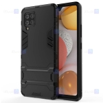قاب محافظ استند دار سامسونگ Kick Stand Iron Man Armor Case Samsung Galaxy A42 5G