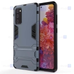 قاب محافظ استند دار سامسونگ Kick Stand Iron Man Armor Case Samsung Galaxy S20 FE 5G
