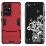 قاب محافظ استند دار سامسونگ Kick Stand Iron Man Armor Case Samsung Galaxy S21 Ultra