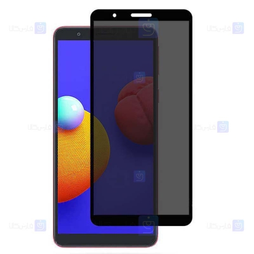 گلس حریم شخصی تمام چسب با پوشش کامل سامسونگ Privacy Full Screen Protector For Samsung Galaxy A01 Core