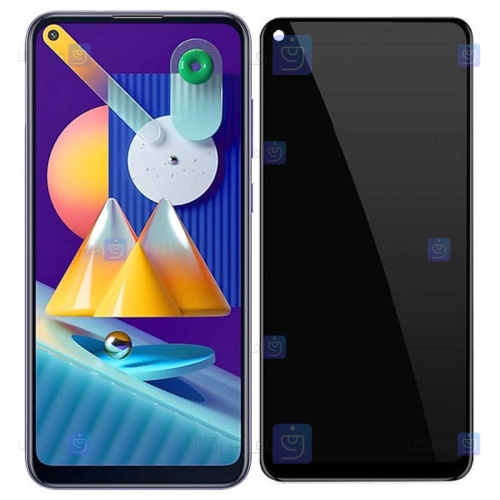 محافظ صفحه نمایش حریم شخصی تمام چسب با پوشش کامل سامسونگ Privacy Full Screen Protector for Samsung Galaxy M11