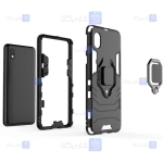 قاب محافظ ضد ضربه انگشتی سامسونگ Ring Holder Iron Man Armor Case Samsung Galaxy A01 Core