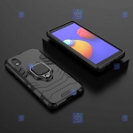 قاب محافظ ضد ضربه انگشتی سامسونگ Ring Holder Iron Man Armor Case Samsung Galaxy A01 Core