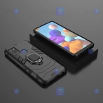 قاب محافظ ضد ضربه انگشتی سامسونگ Ring Holder Iron Man Armor Case Samsung Galaxy A21s