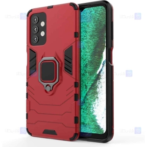 قاب محافظ انگشتی سامسونگ Ring Holder Iron Man Armor Case Samsung Galaxy A32 5G