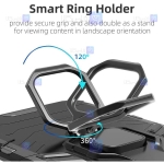 قاب محافظ ضد ضربه انگشتی سامسونگ Ring Holder Iron Man Armor Case Samsung Galaxy A51 5G