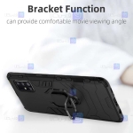 قاب محافظ ضد ضربه انگشتی سامسونگ Ring Holder Iron Man Armor Case Samsung Galaxy A51 5G