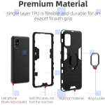 قاب محافظ ضد ضربه انگشتی سامسونگ Ring Holder Iron Man Armor Case Samsung Galaxy A51 5G