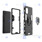 قاب محافظ ضد ضربه انگشتی سامسونگ Ring Holder Iron Man Armor Case Samsung Galaxy A71 5G