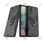 قاب محافظ ضد ضربه انگشتی سامسونگ Ring Holder Iron Man Armor Case Samsung Galaxy A71 5G