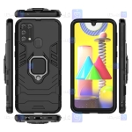 قاب محافظ ضد ضربه انگشتی سامسونگ Ring Holder Iron Man Armor Case Samsung Galaxy M31