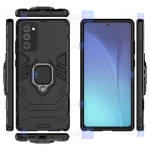 قاب محافظ ضد ضربه انگشتی سامسونگ Ring Holder Iron Man Armor Case Samsung Galaxy Note 20