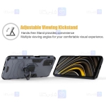 قاب محافظ انگشتی شیائومی Ring Holder Iron Man Armor Case Xiaomi Poco M3