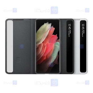 کیف هوشمند اصلی سامسونگ Smart Clear View Cover For Samsung Galaxy S21 Ultra