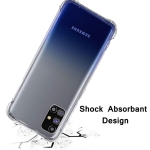 قاب محافظ پشت کریستالی کپسول دار سامسونگ Transparent Air Rubber Case For Samsung Galaxy M31s
