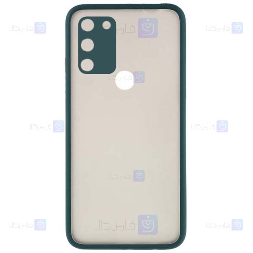 قاب محافظ مات با محافظ لنز هواوی Transparent Hybrid Case With Lens Protector Huawei Honor 9A