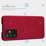 کیف محافظ چرمی نیلکین سامسونگ Nillkin Qin Case For Samsung Galaxy A52 5G4G