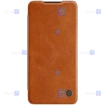 کیف محافظ چرمی نیلکین سامسونگ Nillkin Qin Case For Samsung Galaxy A52 5G4G