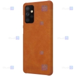 کیف محافظ چرمی نیلکین سامسونگ Nillkin Qin Case For Samsung Galaxy A72 4G