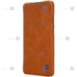 کیف محافظ چرمی نیلکین سامسونگ Nillkin Qin Case For Samsung Galaxy A72 4G