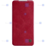 کیف محافظ چرمی نیلکین سامسونگ Nillkin Qin Case For Samsung Galaxy A72 4G