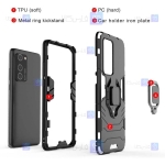 قاب محافظ ضد ضربه انگشتی هواوی Ring Holder Iron Man Armor Case Huawei P40 Pro