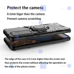 قاب محافظ ضد ضربه انگشتی هواوی Ring Holder Iron Man Armor Case Huawei P40 Pro