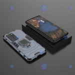 قاب محافظ ضد ضربه انگشتی هواوی Ring Holder Iron Man Armor Case Huawei P40 Pro