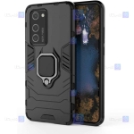 قاب محافظ ضد ضربه انگشتی هواوی Ring Holder Iron Man Armor Case Huawei P40 Pro