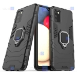 قاب محافظ ضد ضربه انگشتی سامسونگ Ring Holder Iron Man Armor Case Samsung Galaxy M02s