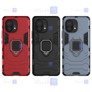 قاب محافظ ضد ضربه انگشتی شیائومی Ring Holder Iron Man Armor Case Xiaomi Mi 11