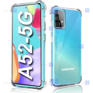 قاب محافظ ژله ای کپسول دار 5 گرمی سامسونگ Clear Tpu Air Rubber Jelly Case For Samsung Galaxy A52 4G/5G