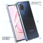 قاب محافظ ژله ای کپسول دار 5 گرمی سامسونگ Clear Tpu Air Rubber Jelly Case For Samsung Galaxy Note 10 Lite